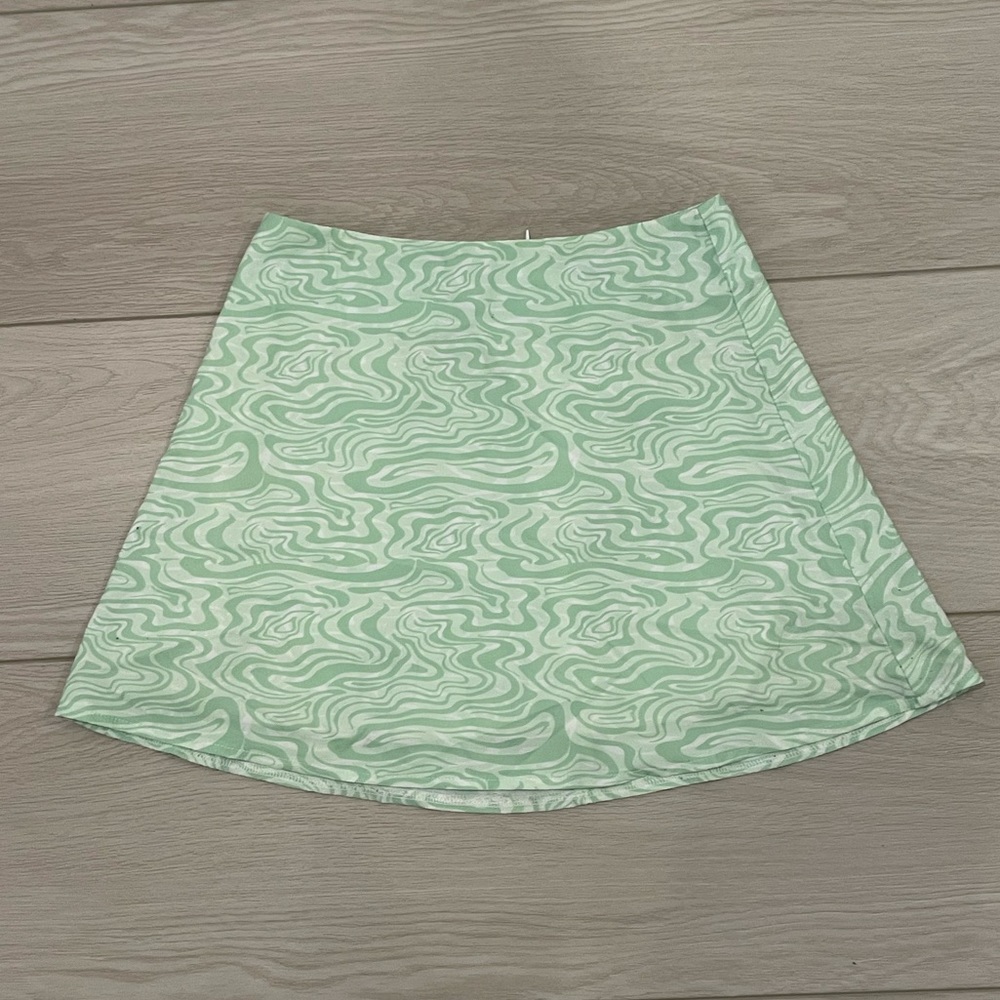 Green Pattern Princess Polly Skirt